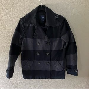 Gap Women’s striped pea coat